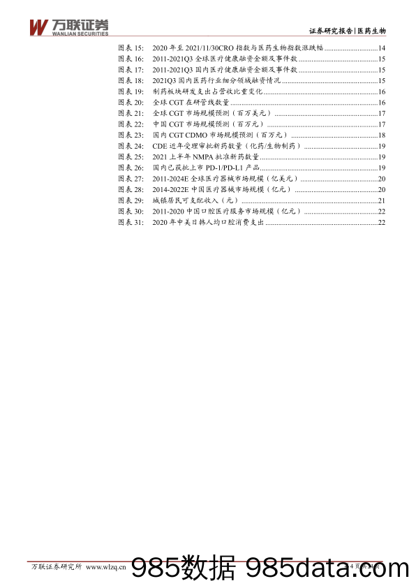 【医疗行业研报】医药生物行业2022年投资策略报告：回归产业趋势，布局国产创新产业链-20211208-万联证券插图3