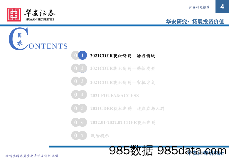 【医疗行业研报】医药行业：2021-2022.02 FDA获批新药概览-20220209-华安证券插图3