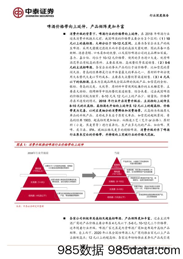 【食品饮料研报】食品饮料行业啤酒高端化的量化分析：长坡厚雪，啤酒高端化方兴未艾-20220628-中泰证券插图4