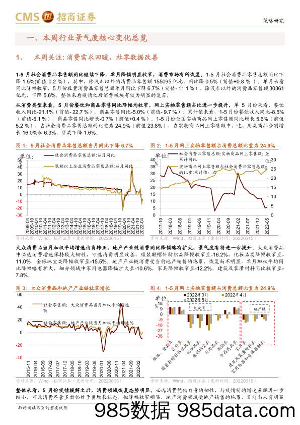 【新能源汽车研报】行业景气观察：5月消费数据回暖，新能源车产销保持较高增速-20220615-招商证券插图5