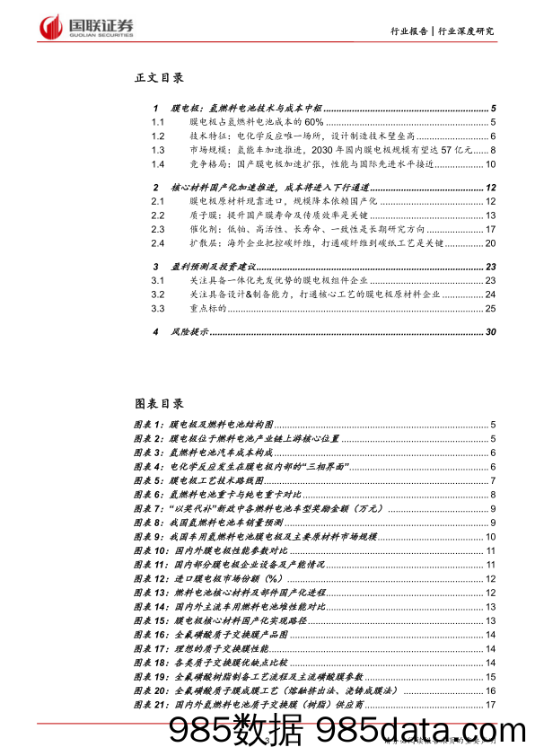 【新能源汽车研报】电力设备与新能源行业氢能深度系列五：膜电极篇，核心材料国产化，助推氢能车商业化-20221103-国联证券插图2