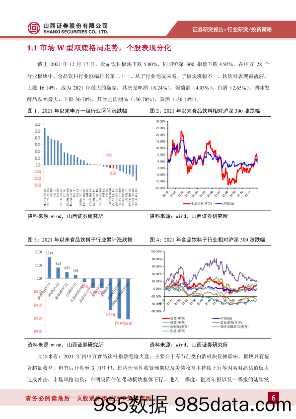 【酒市场研报】白酒行业2022年投资策略：关注结构性机会，坚守高端白酒-20211224-山西证券插图5