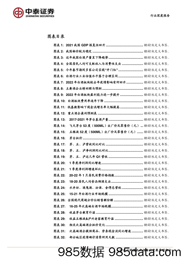 【酒市场研报】白酒行业策略深度：年报、Q1业绩前瞻及展望-20220321-中泰证券插图2