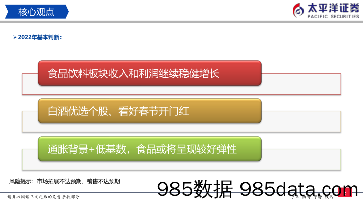 【酒市场研报】食品饮料行业2022年策略：白酒稳中有进、积极布局食品-20220105-太平洋证券插图5