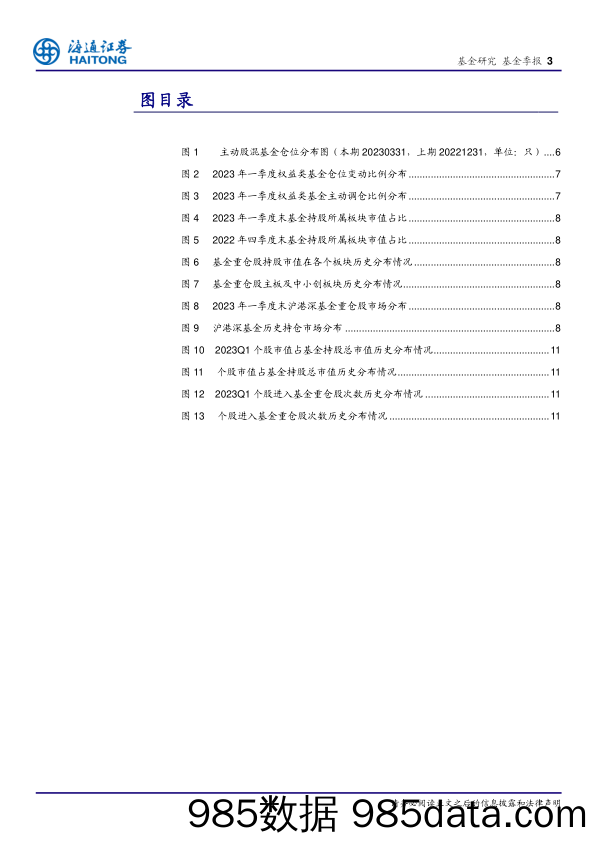 主动股混基金2023年一季报分析：科创板配比再创新高，加仓计算机和食品饮料减持电力设备-20230425-海通证券插图2