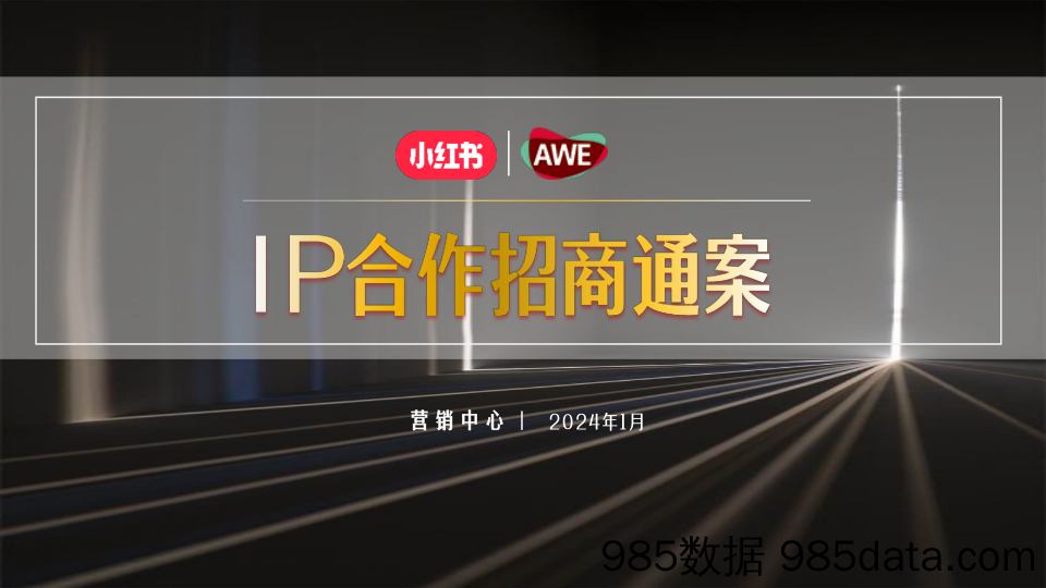 【IP营销案例】小红书AWE《家生活种草节》IP合作招商通案插图