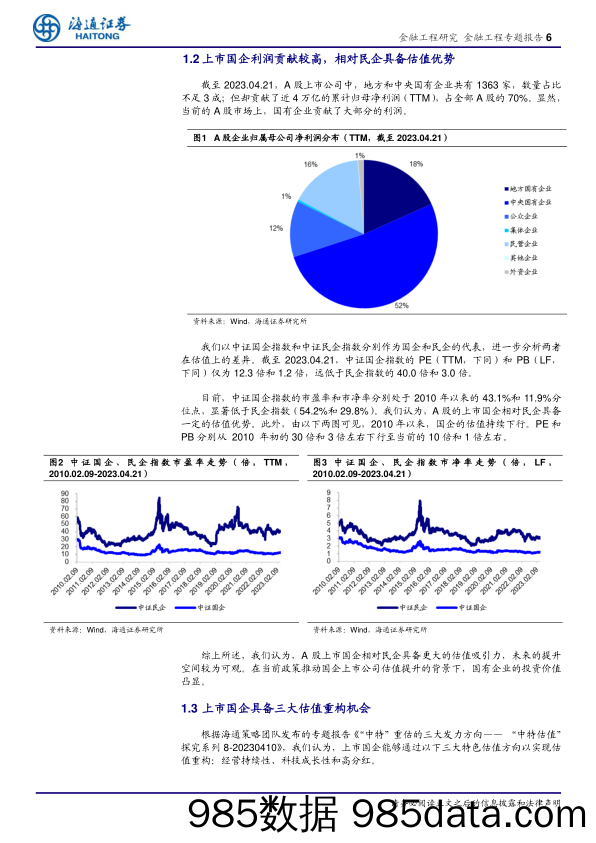 金融工程专题报告：好风凭借力，掘金中特估-20230425-海通证券插图5