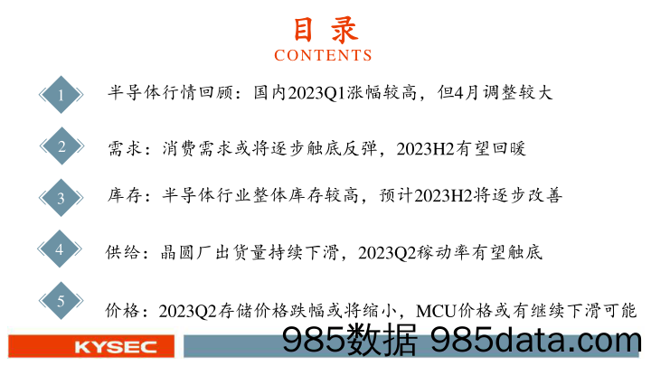 半导体行业2023年度中期投资策略：下半年有望景气复苏，AI带来新增量，自主可控逻辑强化-20230508-开源证券插图1