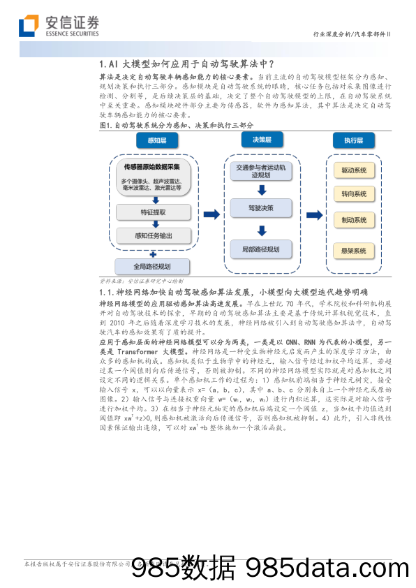 汽车零部件行业：AI大模型在自动驾驶中的应用-20230504-安信证券插图2