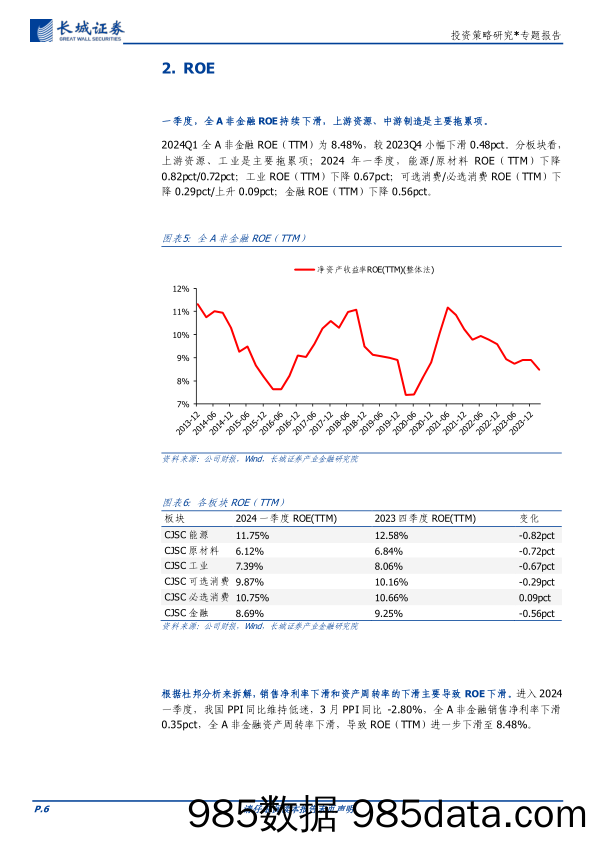 投资策略研究-一季报业绩：关注收入增长可持续的方向，电子、社服、汽车-240506-长城证券插图5