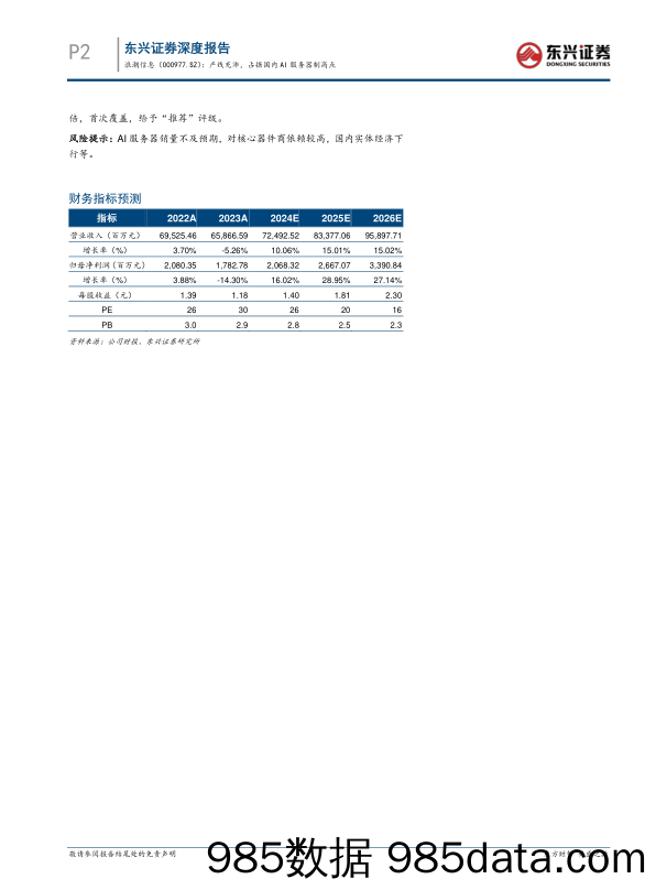 浪潮信息-000977.SZ-产线充沛，占据国内AI服务器制高点-20240423-东兴证券插图1