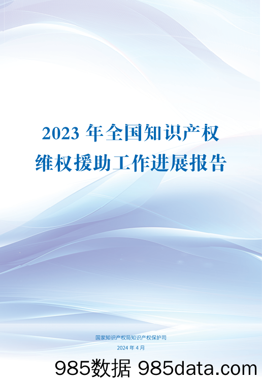 2023年全国知识产权维权援助工作进展报告（2024.4）