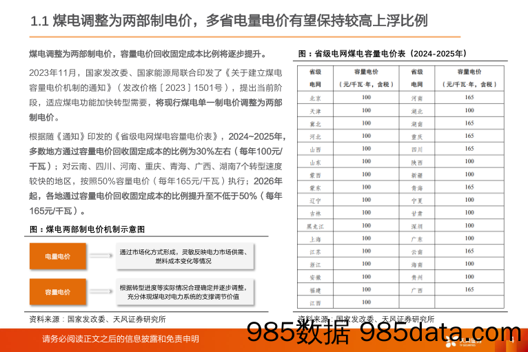 公用事业：火电盈利向好，股息吸引力有望提升-20240110-天风证券插图3