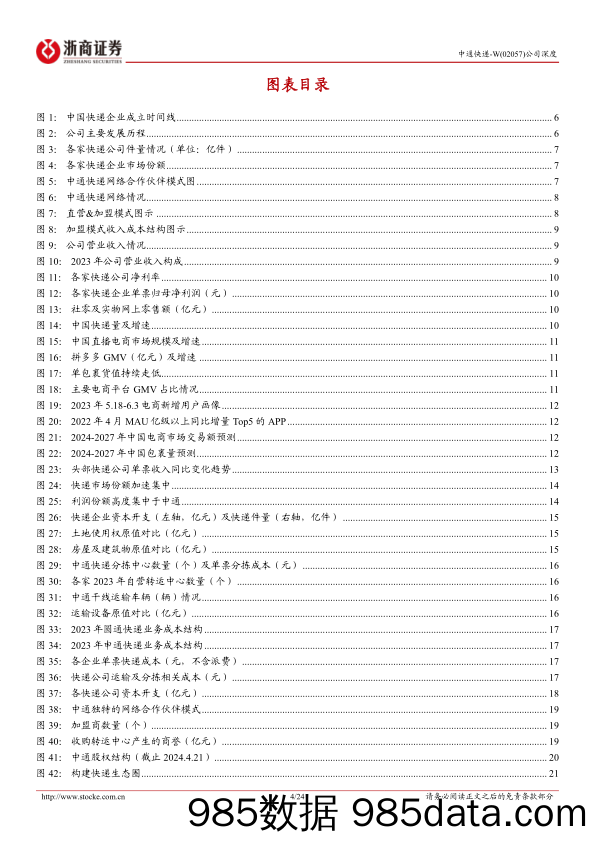 中通快递-W(2057.HK)深度报告：厚积薄发打造优势壁垒，行业龙头持续领跑-240517-浙商证券插图3