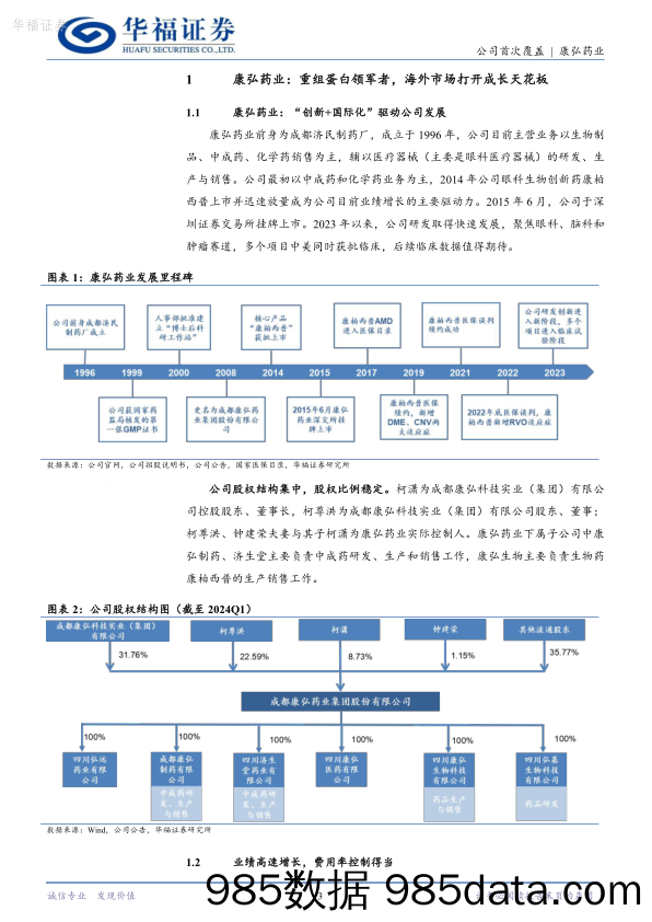 康弘药业-002773.SZ-眼药龙头，眼科脑科创新药未来可期-20240518-华福证券插图2