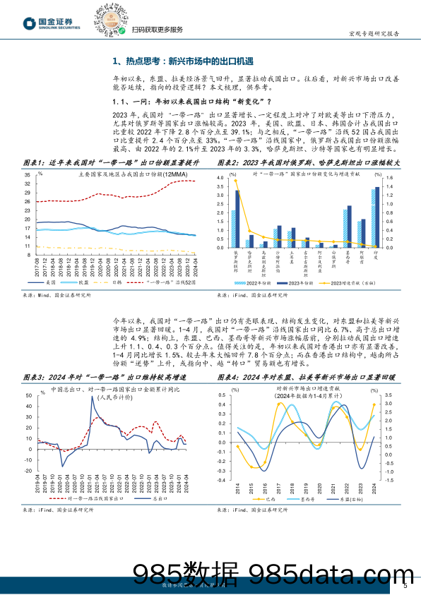 见微知著系列之七十七：新兴市场中的出口机遇-240528-国金证券插图4