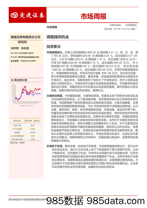 2019-11-25_策略报告_市场周报：调整提供机会_爱建证券