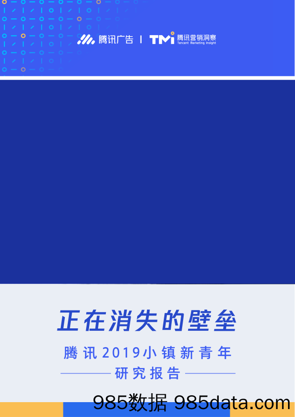 2019-12-06_策略报告_腾讯2019小镇新青年：正在消失的壁垒_腾讯研究院