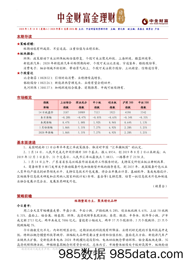 2020-01-15_策略报告_金理财日刊_中金财富