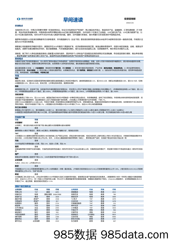 2020-02-10_策略报告_早间速读_国泰君安(香港)