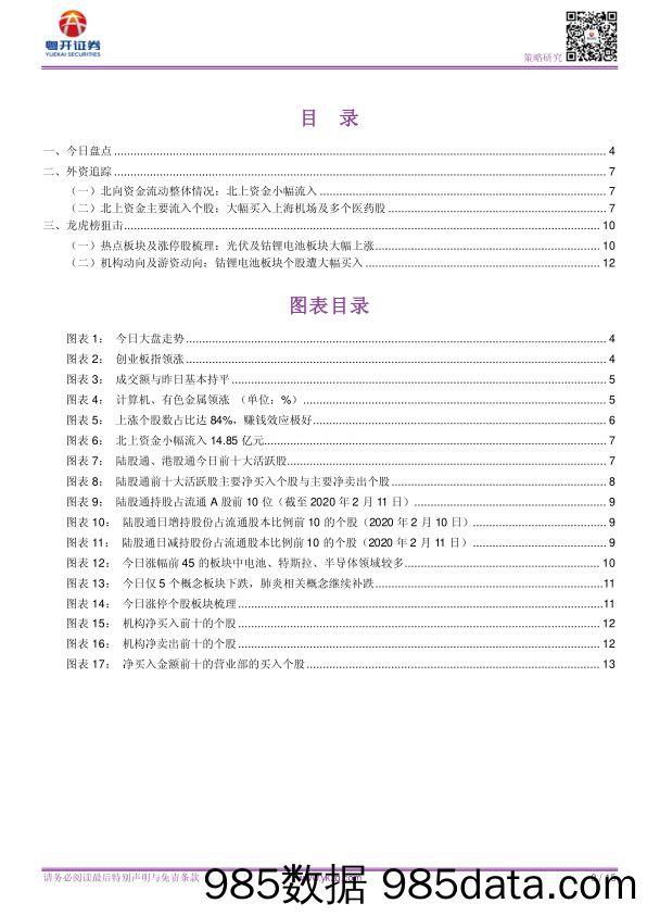 2020-02-12_策略报告_【粤开策略资金面日报】创业板回归，光伏、钴锂电池强势_粤开证券插图2