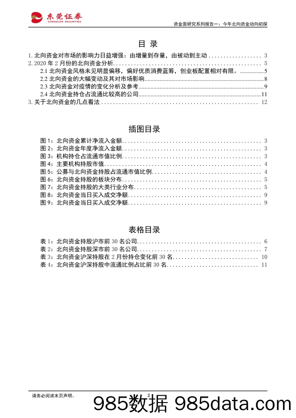 2020-03-03_策略报告_资金面研究系列报告一：北向资金今年动向初探_东莞证券插图1