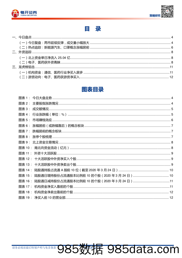 2020-03-26_策略报告_【粤开策略资金面日报】龙虎榜狙击：机构游资一致看好医药板块_粤开证券插图2