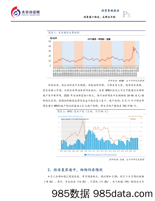 2020-05-18_策略报告_投资策略报告：政策窗口临近，反弹后半程_太平洋证券插图4