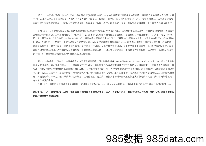 2020-05-21_策略报告_各行业周观点精粹_太平洋插图1