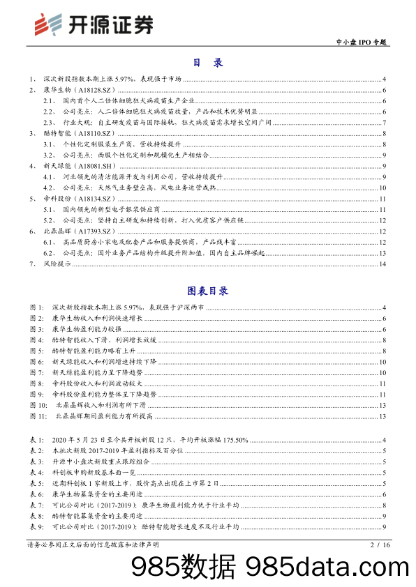 2020-06-07_策略报告_中小盘IPO专题：次新股说：本批康华生物值得重点跟踪（2020批次20、21）_开源证券插图1