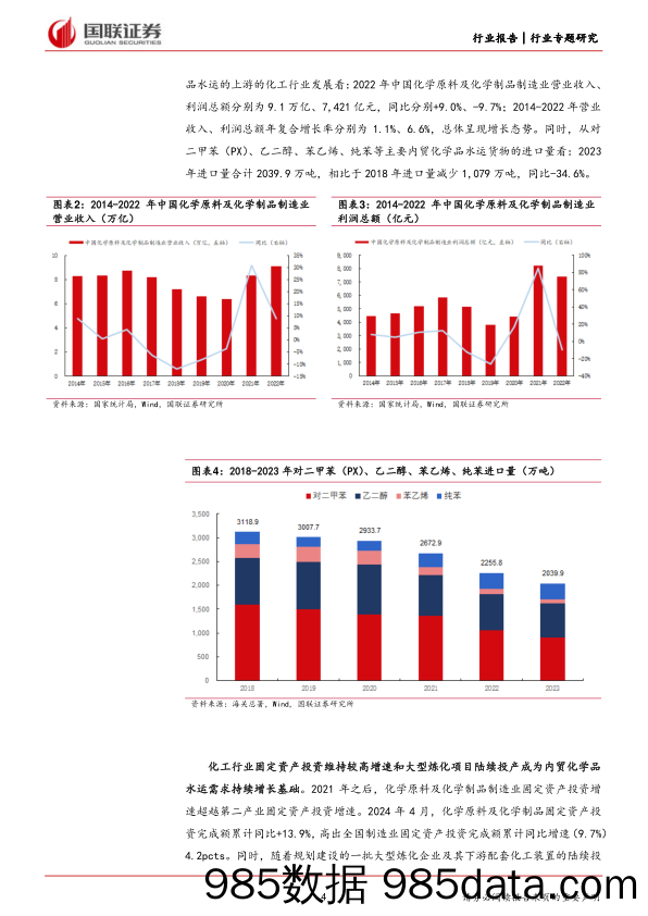 航运港口行业专题研究：内贸化学品水运行业初探，供需格局向好，龙头份额提升-240601-国联证券插图3