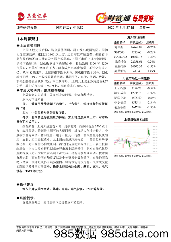 2020-07-27_策略报告_财富通每周策略_东莞证券