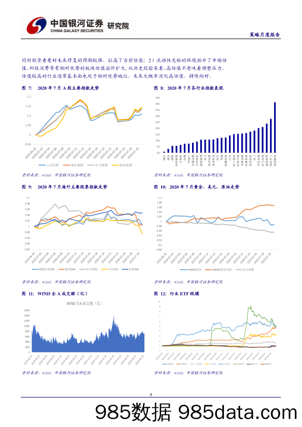 2020-08-04_策略报告_2020年8月份策略月度报告：利好风险资产的市场环境没有转变，关注基本面相对优势_中国银河证券插图5