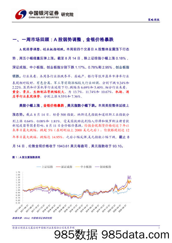 2020-08-17_策略报告_策略周报：热门行业风险有所释放，等待重启涨势的事件机会_中国银河证券插图3