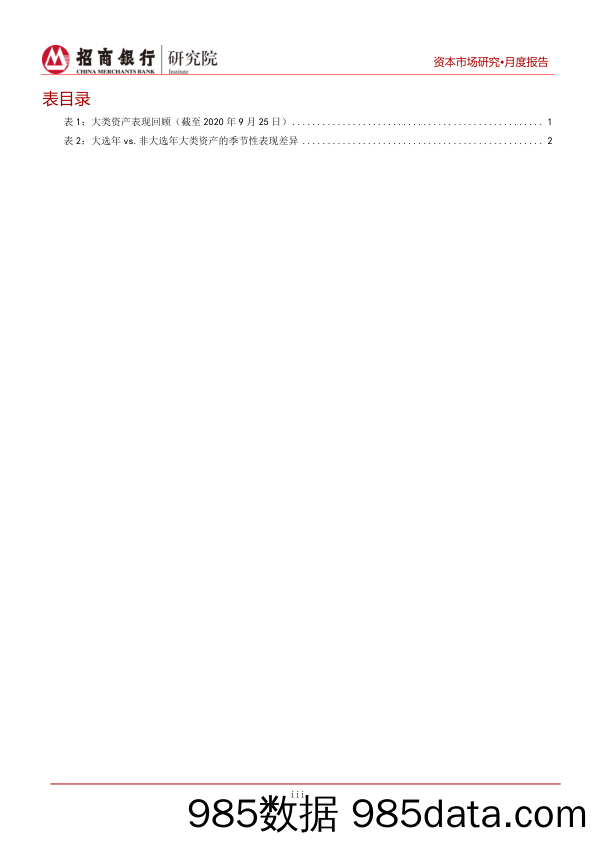 2020-10-09_策略报告_资本市场月报（2020年9月）：10月进入敏感期，大类资产波动加大_招商银行插图3