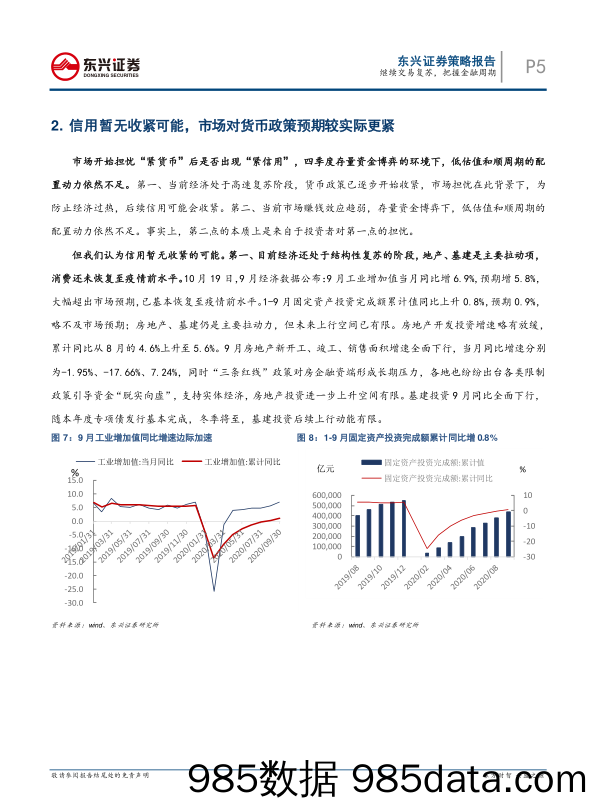 2020-10-26_策略报告_A股策略周报：继续交易复苏，把握金融周期_东兴证券插图4