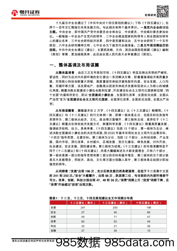 2020-11-10_策略报告_【粤开宏观】比较：十四五规划建议与十三五的11点重大差异_粤开证券插图3