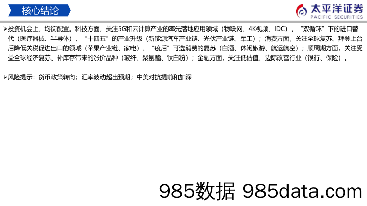 2020-11-12_策略报告_2021年年度策略：均衡配置，拾级而上_太平洋证券插图2