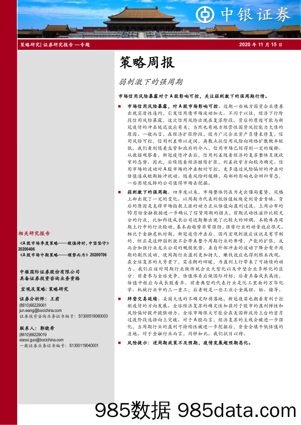 2020-11-17_策略报告_策略周报：弱刺激下的强周期_中银证券