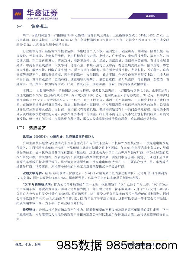 2020-11-25_策略报告_策略日报：A股反弹仍有余温，但趋势或难成_华鑫证券插图1