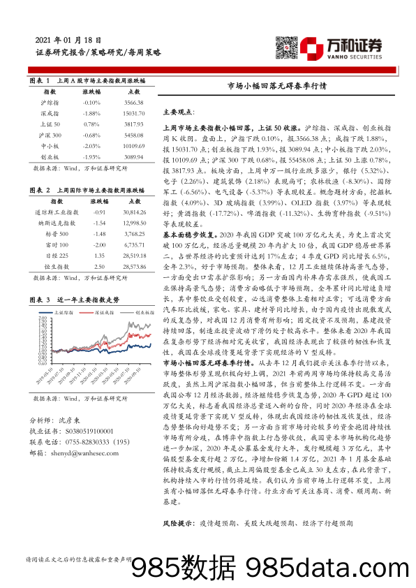 2021-01-19_策略报告_每周策略：市场小幅回落无碍春季行情_万和证券