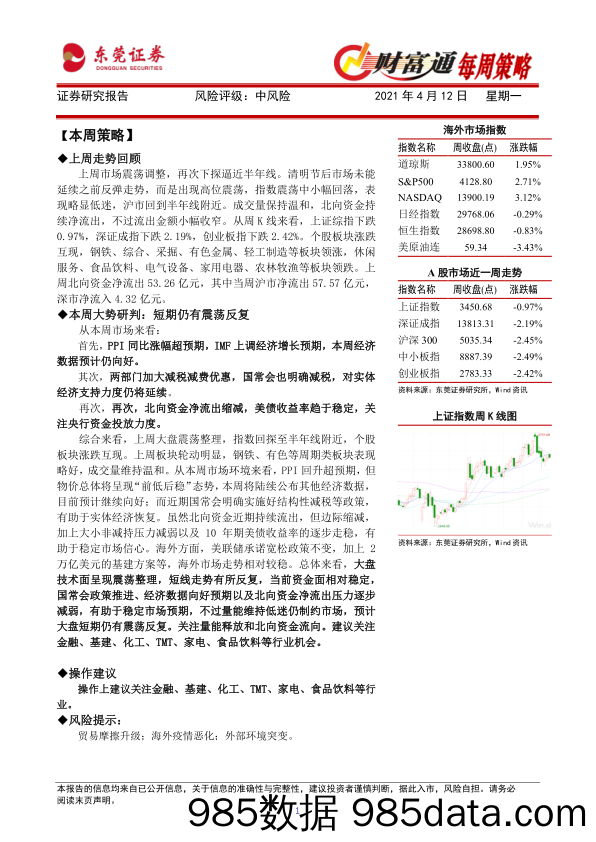 2021-04-13_策略报告_财富通每周策略_东莞证券