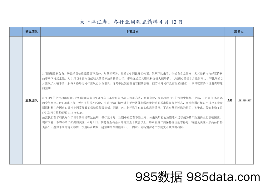 2021-04-21_策略报告_各行业周观点精粹_太平洋