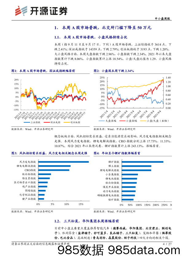 2021-09-21_策略报告_中小盘周报：透过车展看变化，智能座舱成差异化竞争核心_开源证券插图3