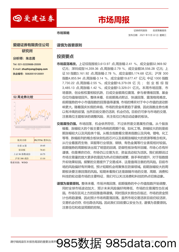 2021-09-22_策略报告_市场周报：谨慎为首要原则_爱建证券