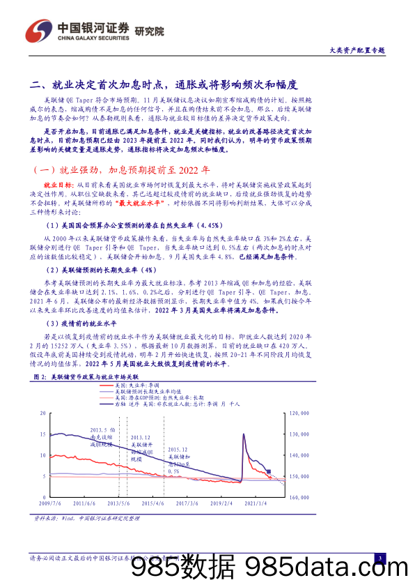 2021-11-18_策略报告_大类资产配置专题：美流动性边际收紧预期差交易结束，美长债利率现阶段高点_中国银河证券插图3