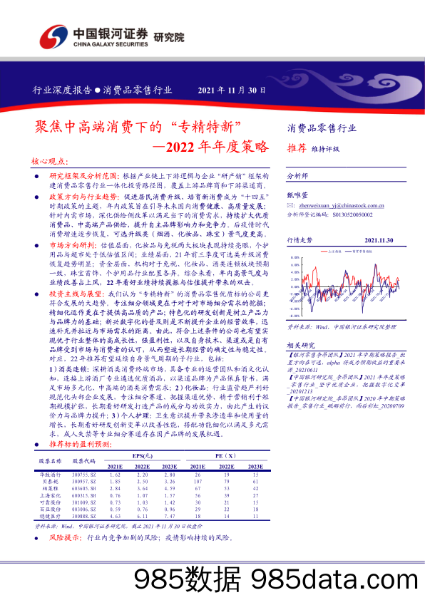 2021-11-30_策略报告_2022年年度策略：聚焦中高端消费下的“专精特新”_中国银河证券插图