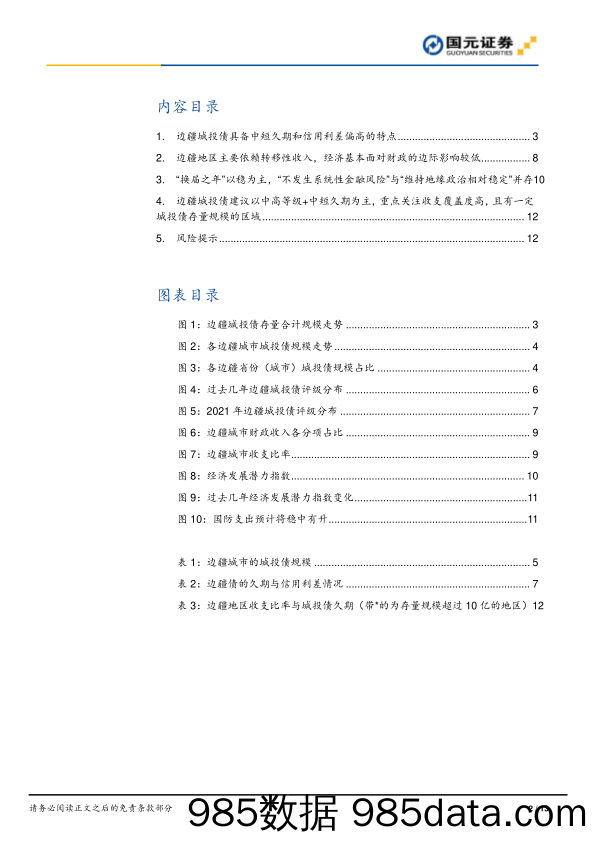 2022-01-04_策略报告_专题研究报告：边境的守灯人：边疆债大赏_国元证券插图1