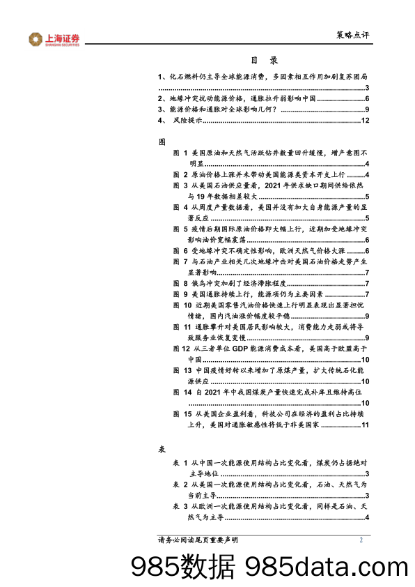 2022-03-30_策略报告_策略点评报告：论原油价格和滞胀的不确定性_上海证券插图1