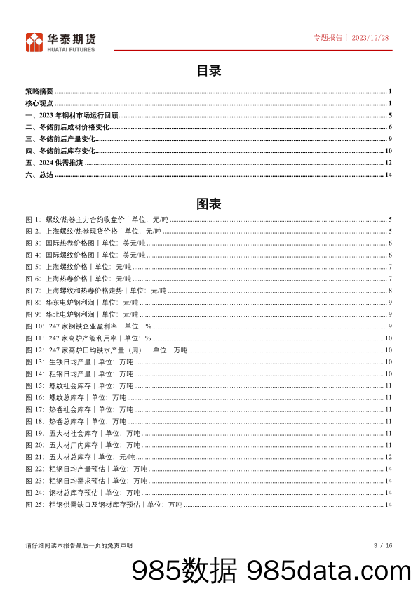 专题报告：冬储时间渐近 产能过剩制约成材利润-20231228-华泰期货插图2